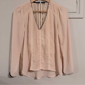 Blush Long sleeve blouse